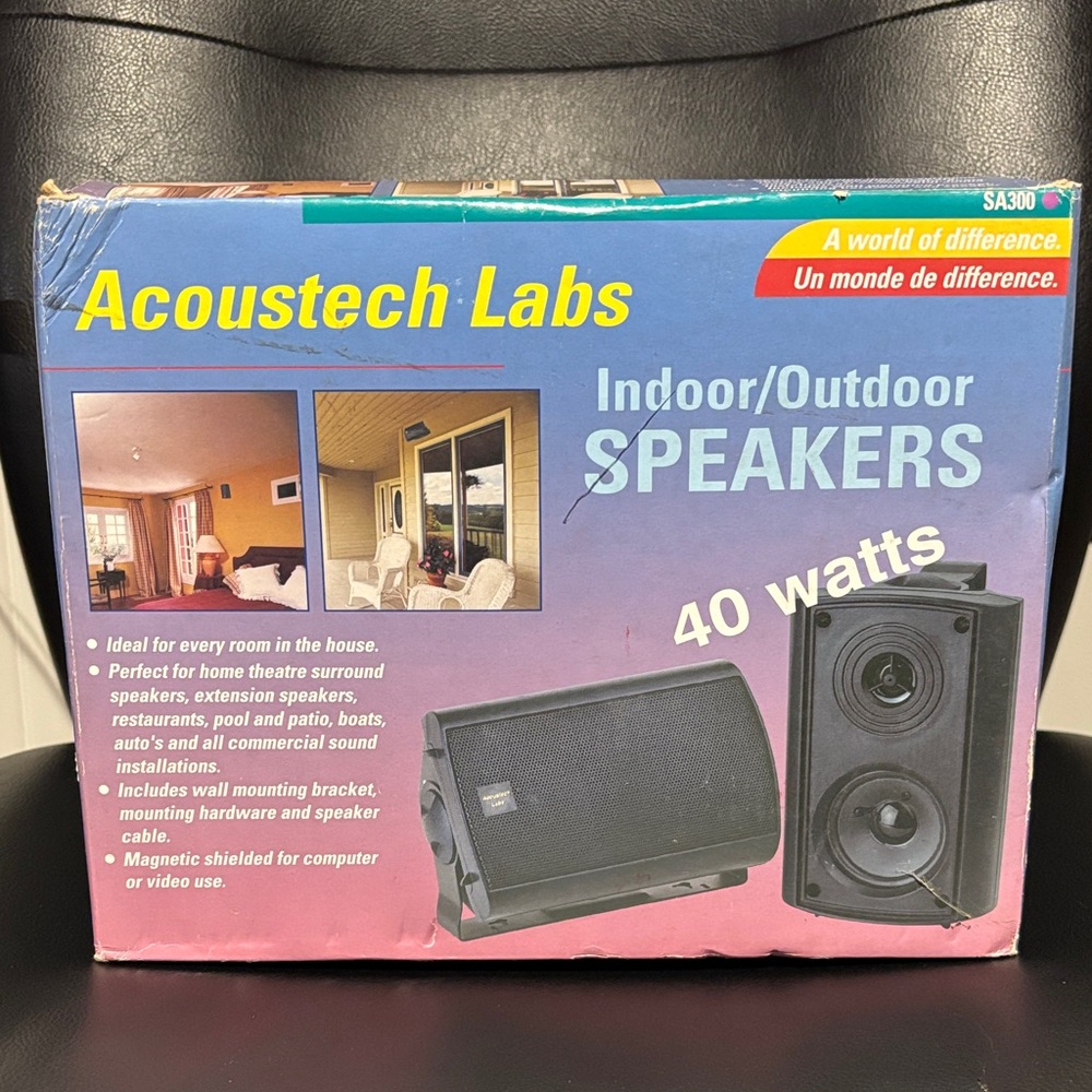 Indoor/Outdoor Speakers 40W - Black